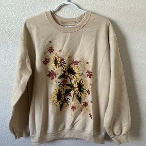 THRIFTED trendy vintage brown sweater